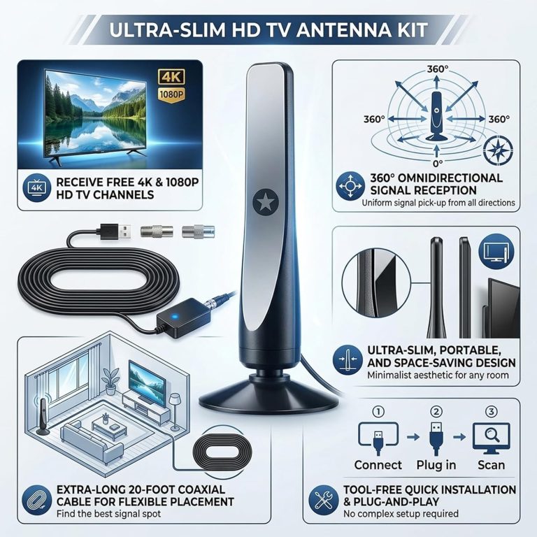 Indoor Digital TV Antenna HF01