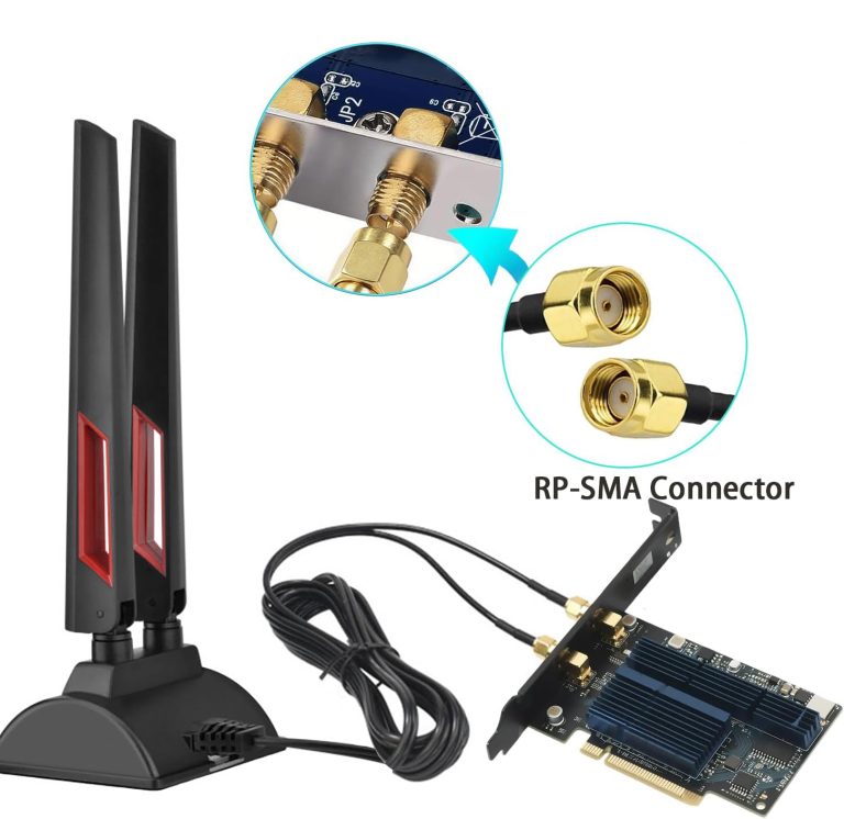 WiFi 6E Tri-Band 2.4G+2.4G Antenna
