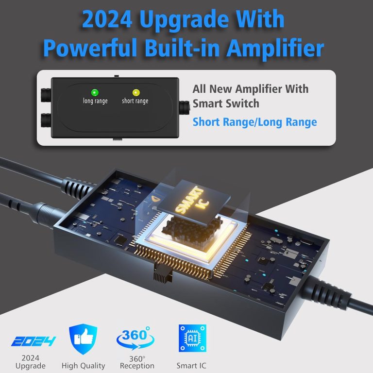 multi scene use powerful tv antenna with built in amplifier signal reception with signal booster