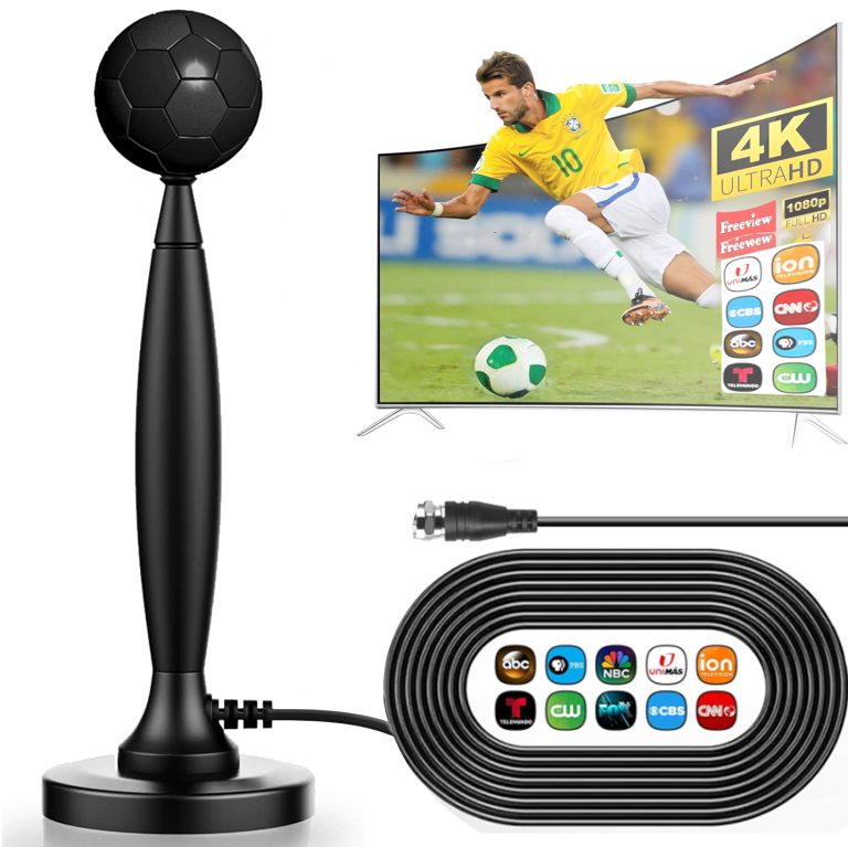 tv antenna for smart tv indoor,digital tv antenna supports 4k1080p for free local channels with amplifier signal booster,360° reception long range outdoor hdtv antenna with strong magnetic base