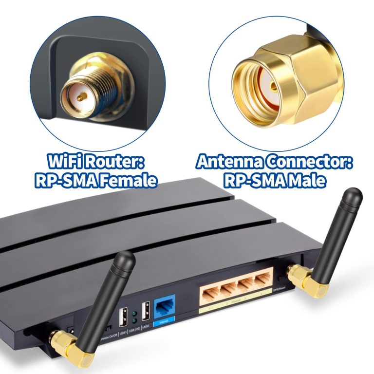Mini Dual Band WiFi 2.4GHz Antenna